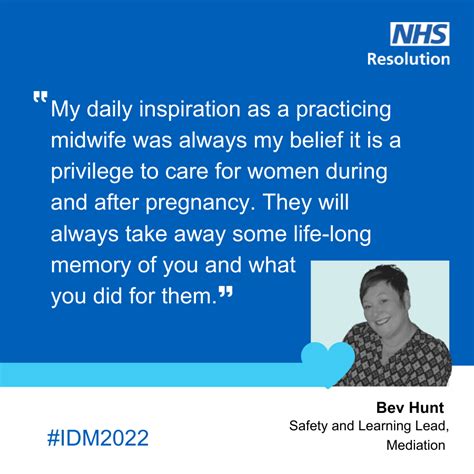 International Day Of The Midwife 2022 Bevs Story Nhs Resolution