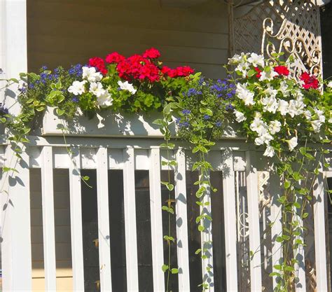 30+ Front Porch Flower Box Ideas - DECOOMO