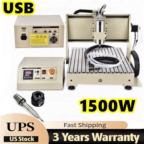 1 5KW 3 AXIS 6040 3D CNC Router Engraver USB Milling Engraving Machine