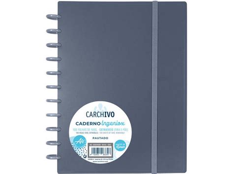 Cuaderno INGENIOX Gris A4 Pautado 100 Hojas Worten Es