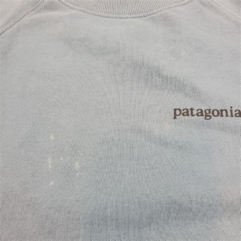 Patagonia Mens Sweatshirt Line Logo Ridge Blue Crew N Gem