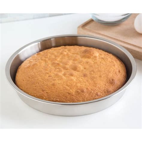 Round Cake Pan 9 Stainless Steel Lehmans