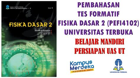 Pembahasan Modul Kegiatan Belajar Fisika Dasar Pefi