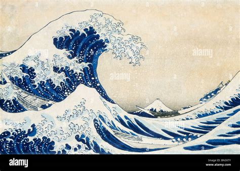 La Gran Ola De Katsushika Hokusai El Jap N Del Siglo Xix Fotograf A