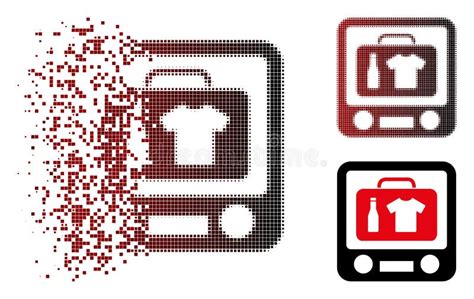 Icono De Semitono Destructed De La Investigación De La Radiografía Del