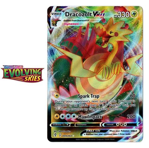 Evolving Skies Dracozolt VMAX 059 203 EN Kaufen Auf Ricardo