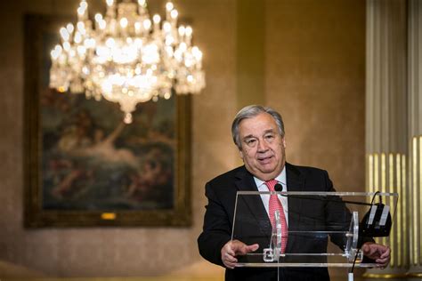 Antonio Guterres Un : Un Chief Antonio Guterres There S No Vaccine For ...