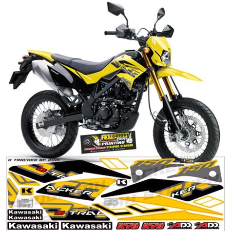 Jual Sticker Striping D Tracker Dtracker Kuning Shopee Indonesia