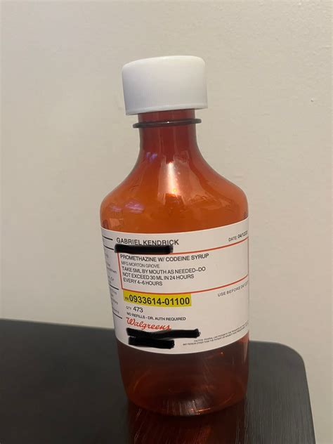 Wockhardt W Walgreens Label Lean Pint Bottle