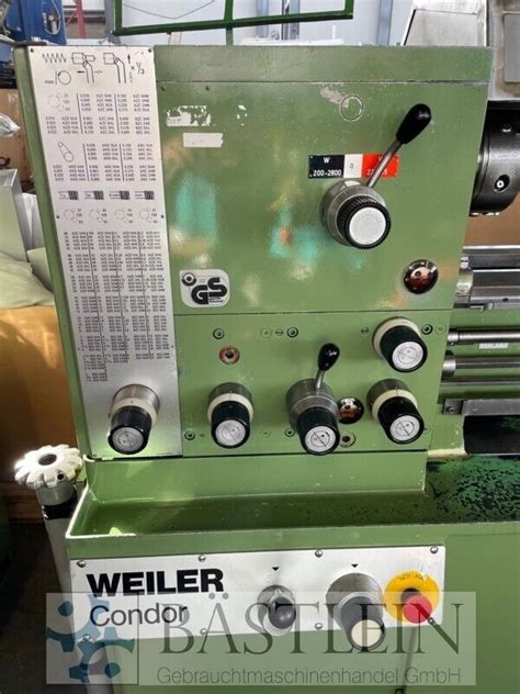 Weiler Condor B Leit Und Zugspindeldrehmaschine Ebay