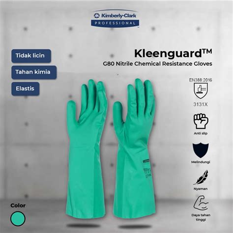 Jual Kleenguard G Nitrile Chemical Resistance Glove Sarung Tangan