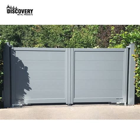 Garden Security Gates Aluminum Electric Privacy Driveway Gate For House