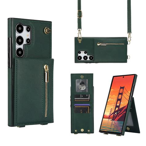 Samsung Galaxy S24 Ultra Hoesje Solidenz Fashion Wallet Met Koord