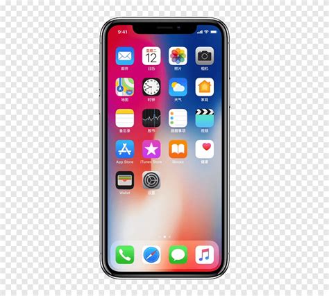 Iphone X Vista Frontal Manzana 手机 Iphone Png Pngegg