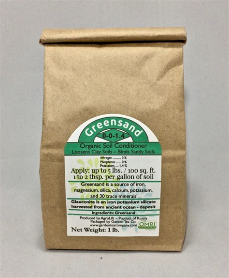 Greensand Organic Fertilizer Soil Amendment Increase Etsy