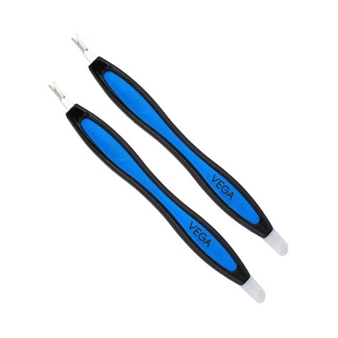 Buy Vega Soft Touch Cuticle Trimmer Pusher Blue Pack Of Vega