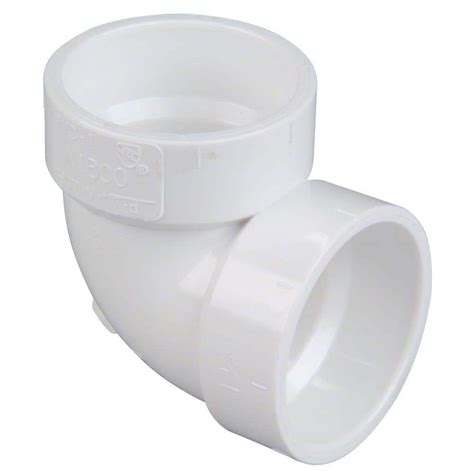 Nibco In Pvc Dwv Degree H X H Vent Elbow C Vhd The Home Depot