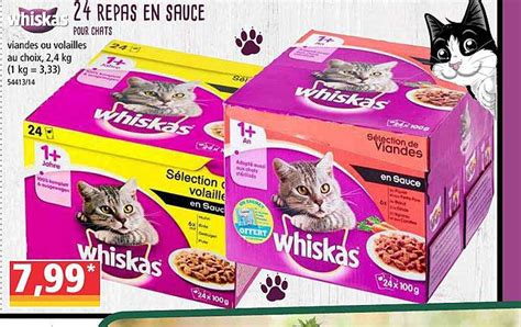 Promo Repas En Sauce Pour Chats Whiskas Chez Norma Icatalogue Fr