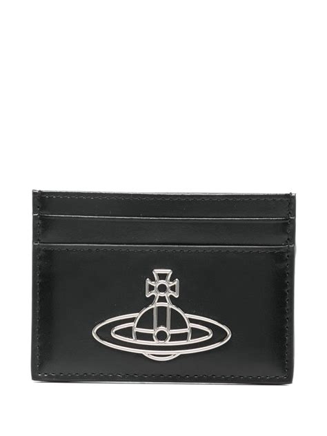 Vivienne Westwood Flat Card Holder Black Farfetch