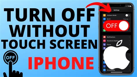 How To Turn Off Any Iphone Without Touch Screen Youtube