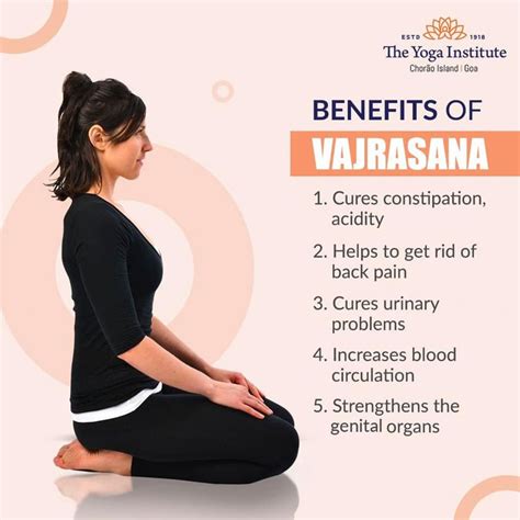 Vajrasana Pose Yoga Institute Yoga Facts Yoga Poses