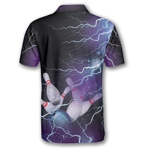 Bowling Thunder Lightning Custom Bowling Shirts For Men Primesty