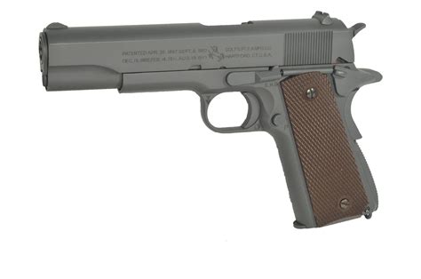 Cybergun Kwc Colt 1911 100th Anniversary Parkerized Gray Metal Gbb