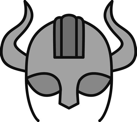 Viking helmet Vector Icon 19601534 Vector Art at Vecteezy