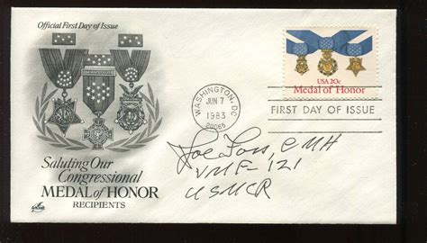 James Jim Swett Ww2 Fighter Ace And Medal Of Honor Recipient Signed Cover