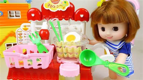 Baby Doll Kitchen Food Cartoon