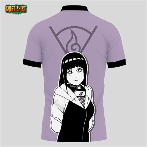 Hinata Hyuga Polo Shirts Custom Manga Anime