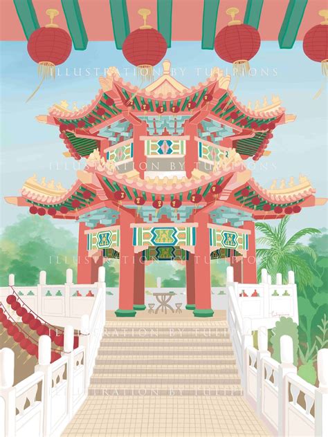 Malaysia Chinese Temple Art, Instant DIGITAL DOWNLOAD - Etsy