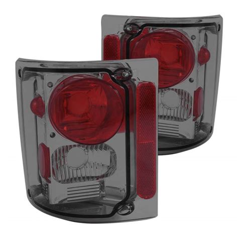 Anzo Chevy CK Pickup 1982 Chrome Red Smoke Euro Tail Lights