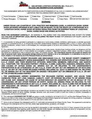 Fillable Online D H Tamu Calf Scramble Minor Release Form