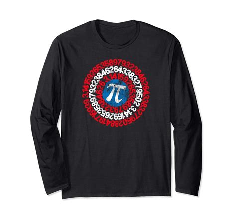 Pi Day Captain Pi Superhero Shield Math Long Sleeve Shirt Teehay