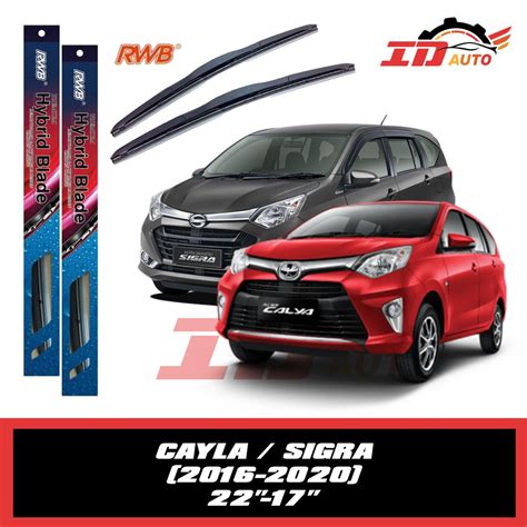 Jual Wiper Calya Sigra Set Ukuran Dan Merk Rwb