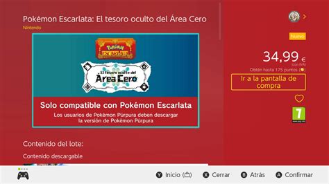 Precio Del Dlc De Pokémon Escarlata Y Púrpura Ya Disponible En La Eshop De Nintendo Switch