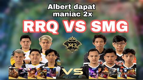 Albert Dapat Maniac Lawan Team SMG REQ HOSHI VS TEAM SMG M3 HARI 4