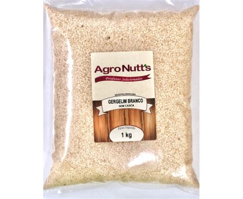 GERGELIM BRANCO NACIONAL 1KG AGRONUTTS