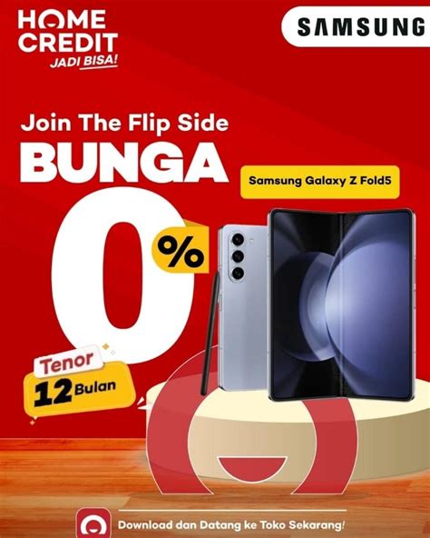 Samsung Galaxy Z Fold 5 Bisa Dicicil Pake KTP Promo Bunga 0 Telepon