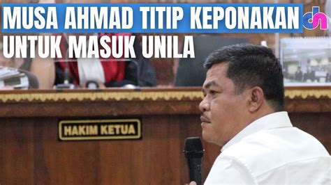 Gunakan Pengaruh Sebagai Bupati Lamteng Musa Ahmad Titip Keponakan