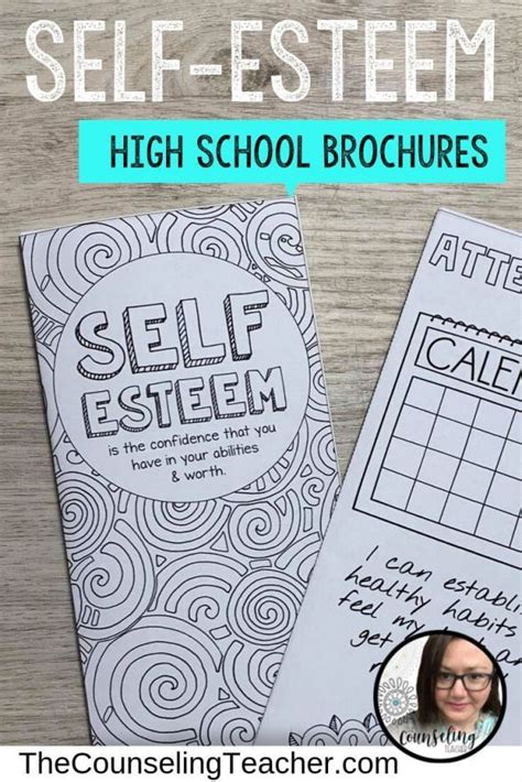 This Interactive Brochure Helps Teens Work On Self Esteem This Is An