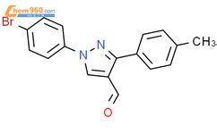 Bromophenyl P Tolyl H Pyrazole Carbaldehyde