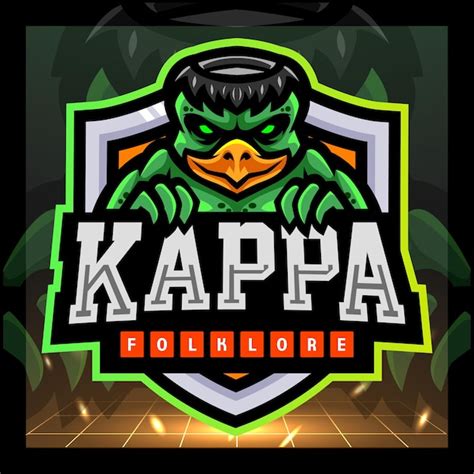 Premium Vector Kappa Folklore Mascot Esport Logo Design