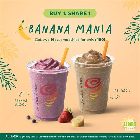 Jamba Juice Menu Philippines 2024 — Philippine Menus