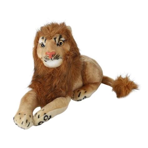 Zerodis Poupée de lion Poupée Lion américain Simulation d animaux