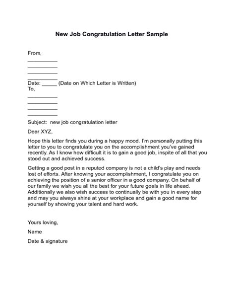 Congratulation Letter For New Position Images And Photos Finder