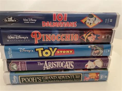 Collection De Cassettes Vhs Walt Disney Et Autres Films Classiques