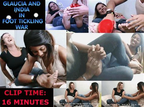 Glaucia And India In Tickle War Full Video Tropical Foot Fetish Videos Clips4sale