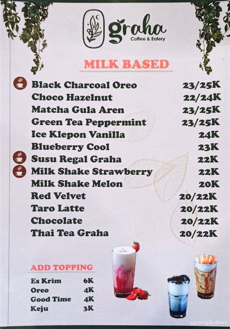 Selalu Diperbarui Menu Graha Coffee And Eatery Beji Depok